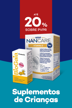 Suplementos crian&ccedil;as com destaque promocional de at&eacute; 20% sobre pre&ccedil;o de Venda ao P&uacute;blico Recomendado
